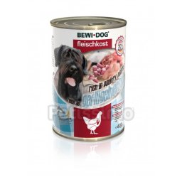 Bewi-Dog cu inimă de pasăre 400 g