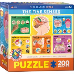 Puzzle Eurographics 200 piese The Five Senses