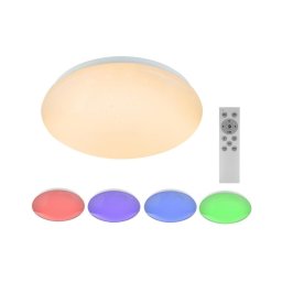 Globo 48363RGB - Lampă LED RGB reglabilă ATREJU 1x12W + 1x3W, 230V