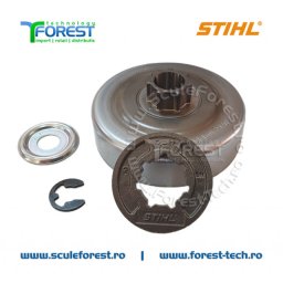 Carcasa ambreiaj originala pentru drujba Stihl MS171, MS181, MS210, MS230 cu sproket pas .3/8