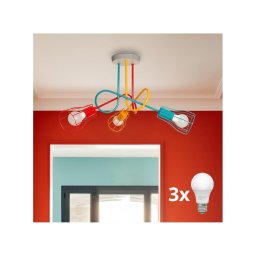 Lustră aplicată pentru copii OXFORD 3xE27/15W/230V