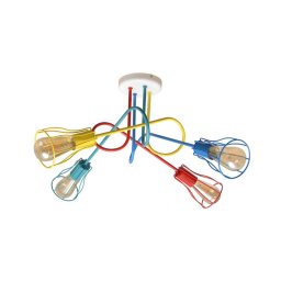 Lustră aplicată pentru copii OXFORD 4xE27/15W/230V