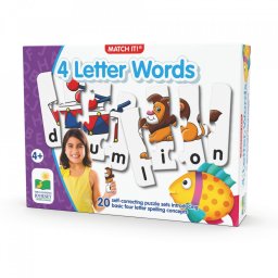 Puzzle The Learning Journey - Potriveste cuvintele din 4 litere
