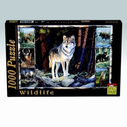 Puzzle Spiel-Spass 1000 piese Wildlife - Lup