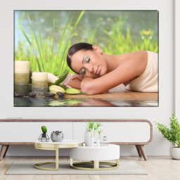 Tablou Canvas Femeie la Masaj TSPA4 (Dimensiune LxH: 120x80cm)