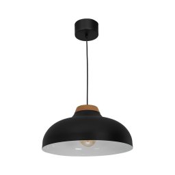 Lustră pe cablu BURGOS 1xE27/60W/230V neagră