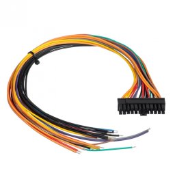 Cablu de alimentare PSU 24 pini la fire deschise 40cm, AK-SC-18