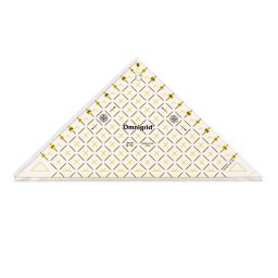 Rigla tip triunghi de 45 de grade, pentru croitorie, patchwork, design grafic, gradata in inch. PRYM 611641