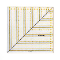 Rigla patrata pentru croitorie, patchwork, design grafic, 20x20 cm (8x8 inch), PRYM 611657