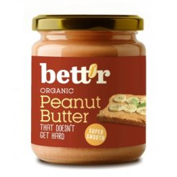 Crema de arahide super smooth bio 250g Bettr
