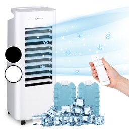Klarstein IceWind Max, răcitor de aer 3-în-1, 330 m³ / h 60W, oscilație, 6 litri, temporizator, telecomandă (ACO6-IcewindMaxW)