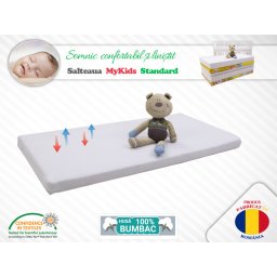 Saltea Fibra Cocos Standard II 120x60x06cm, MyKids
