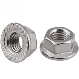 Piuliță hexagonală cu flansă din 6923-M10 INOX A2
