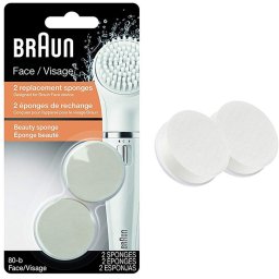 Rezerva perie faciala din Braun Face Beauty Sponge SE80-B, 2 bucati