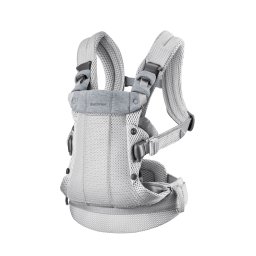 Marsupiu anatomic cu multiple pozitii de purtare colectia Harmony, 3D Mesh, Silver - Editie Limitata