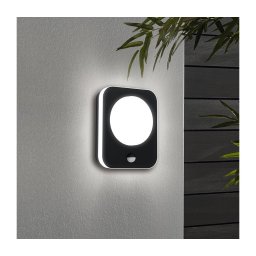 Aplică LED de exterior cu senzor MADRIZ LED/9W/230V IP44 Eglo 99584