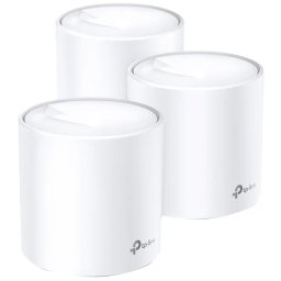 Sistem Wi-Fi Mesh TP-Link Deco X20(3-pack) Dual-Band Gigabit AX1800 cu acoperire completa pentru casa