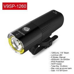Far LED Gaciron V9SP, 1260 lumeni, carcasa aluminiu, rezistenta IPX6
