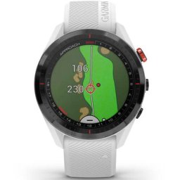 Ceas Smartwatch Garmin Approach S62, 33 mm, Barometru, 5 ATM, White