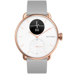Ceas Smartwatch Withings Scanwatch, 42mm, GPS, HR, Rose Gold