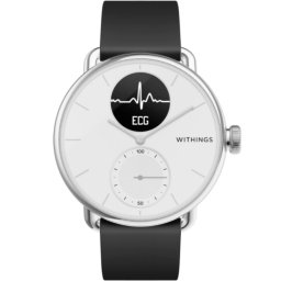 Ceas Smartwatch Withings Scanwatch, 38mm, GPS, HR, Silver