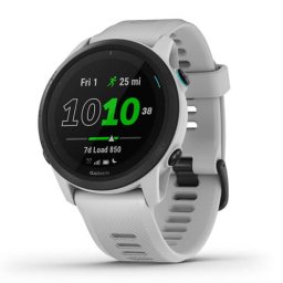 Ceas Smartwatch Garmin Forerunner 745, 30 mm, HR, GPS, Whitestone