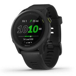 Ceas Smartwatch Garmin Forerunner 745, 30 mm, HR, GPS, Black