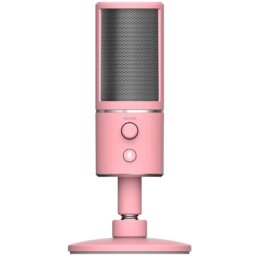 Microfon PC Razer Seiren X, USB, Condensator, Gaming, Pink
