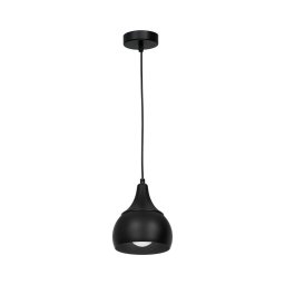 Lustră pe cablu AKTAN 1xE27/60W/230V neagră