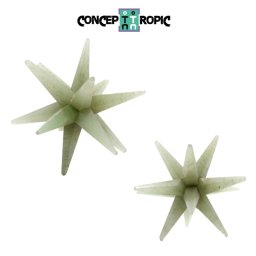Merkaba Stea Piatra Naturala Aventurin - 80-88 x 80-88 mm (XXL) -1 Buc