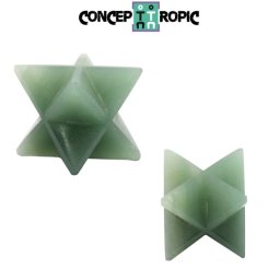 Merkaba Piatra Naturala Aventurin - 51-53 x 51-53 mm (XXL) -1 Buc