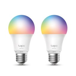 Set 2 becuri Smart Wi-Fi Multicolor, TP-LINK Tapo L530E(2-pack)
