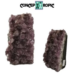 Ametist Druzy Spartura Brut Natural Brazilia - 18x11x9 cm - ( XXL) - Unicat