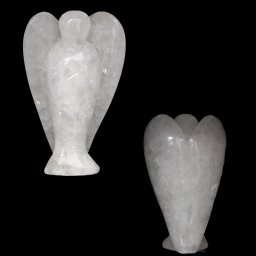 Inger din Cuart Alb Mineral Natural - 150-153 x 92-95 x 39-43 mm - 1 Buc