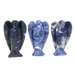 Inger din Sodalit Mineral Natural - 99-100 x 58-61 x 29-32 mm - 1 Buc
