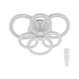 Lustră LED aplicată SIENA LED/72W/230V albă + telecomandă