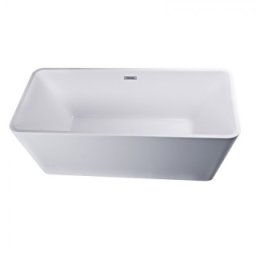 Cada freestanding Florida Quadro 150x75cm alba