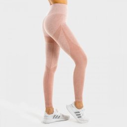 SQUATWOLF Colanți pentru femei Marl Seamless Rose Gold XL