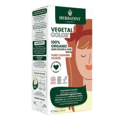 Vopsea de par Vegetal Color Pure Caramel Power RT04 100g Herbatint