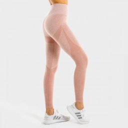 SQUATWOLF Colanți pentru femei Marl Seamless Rose Gold M