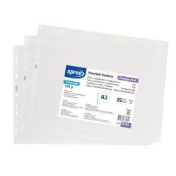 File de protectie A3, 25 buc/set, 100 microni, ORIZONTAL