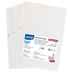 File de protectie A3, 25 buc/set, 100 microni, VERTICAL