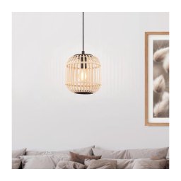Eglo 43231 - Lustră pe cablu BORDESLEY 1xE27/28W/230V diam.210mm
