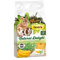 Gimbi Natural Delight iarba de ovăz și banane 100 g