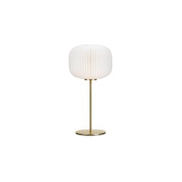 Lampă de masă Markslöjd 107819 SOBER 1xE27/60W/230V albă/alamă