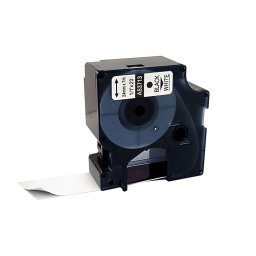 Etichete compatibile DYMO LabelManager 24 mm negru pe alb pentru inventar, rafturi si identificarea locatiilor S0720930