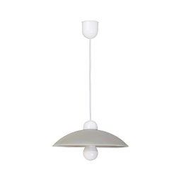 Rabalux 1408 - Lustră CUPOLA RANGE 1xE27/60W/230V gri