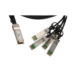 Cablu DAC QSFP+, 40Gbps to 4x 10Gbps 3m, 30AWG