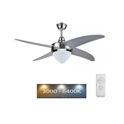 Ventilator LED de tavan LED/15W/230V 3000K/4000K/6400K + telecomandă