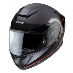 Casca Moto W-TEC Yorkroad Fusion Negru/Rosu